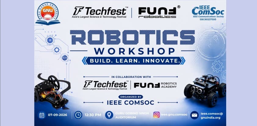 Robotics Workshop - Techfest IIT Bombay x FUNT Robotics x IEEE ComSoc